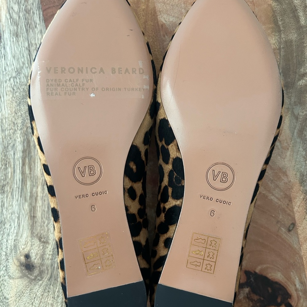 Veronica Beard Animal Print Flats - Picture 3 of 3
